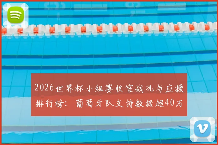 2026世界杯小组赛收官战况与应援排行榜:葡萄牙队支持数据超40万领跑,今日最新战报一览